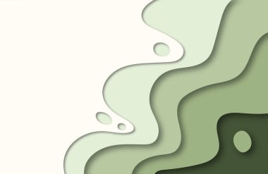 Estetik Pastel Renkli Katmanlı Kağıt Kesme Arkaplanı