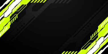 Modern Geometrik Fütürist Siberpunk Sancak Arkaplan Vektörü