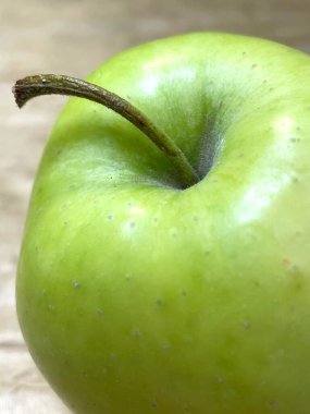 Elma, yeşil, meyve, vitamin, sağlık, bahar, lezzetli, yararlı, vegan, uzun ömürlü, mutfak, masa