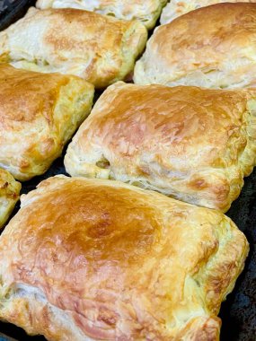 Pişirme, fırın, hamur, mutfak, puf, ekmek, fırın örtüsü, yemek, lezzetli, kalori, evde