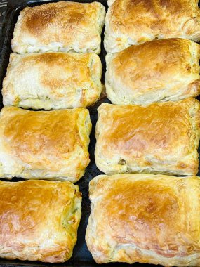 Pişirme, fırın, hamur, mutfak, puf, ekmek, fırın örtüsü, yemek, lezzetli, kalori, evde