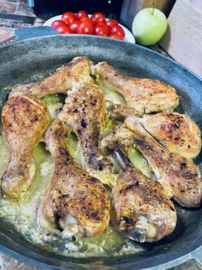 Tavuk, et, mutfak, yemek, tabak, kızartma, fırın, soba, lezzet, kalori, yağ, yemek, tava