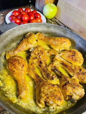 Tavuk, et, mutfak, yemek, tabak, kızartma, fırın, soba, lezzet, kalori, yağ, yemek, tava