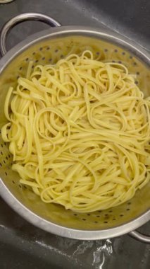 Makarna, spagetti, boynuz, Pan, un, yemek, yemek, aşçı, mutfak, tabak.