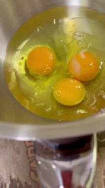 Yumurta, yumurta, parlak, sarı, mutfak, masa, kase, yemek, yemek, lezzetli, güzel, kalori, protein, sarısı, protein