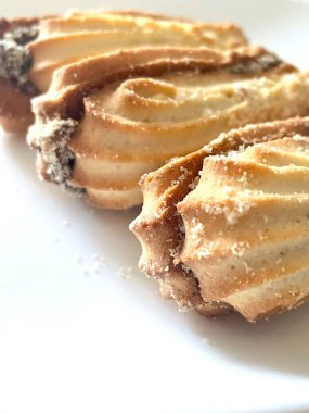 Kurabiye, tatlı, pişirme, lezzetli, tabak, yemek, yemek, şeker, un