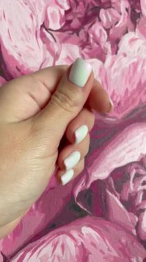 Manikür, tırnaklar, güzel, oda, parmaklar, eller, kadın, hassasiyet, duygular, kırılganlık, aşk, hayat, inci, tasarım, beyaz, tarz, pembe