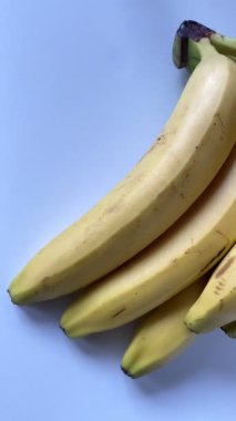 Muz, muz, meyve, vitamin, vegan, botanik, bitki, yiyecek, yemek, sarı, beyaz, mavi, gölge, ışık, yaşam, aşk