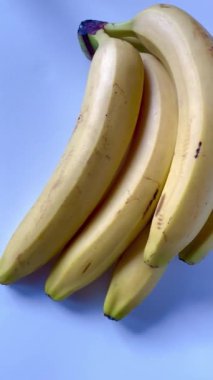 Muz, muz, meyve, vitamin, vegan, botanik, bitki, yiyecek, yemek, sarı, beyaz, mavi, gölge, ışık, yaşam, aşk