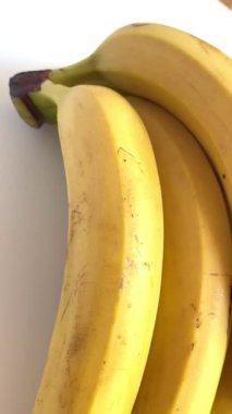 Muz, muz, meyve, vitamin, vegan, botanik, bitki, yiyecek, yemek, sarı, beyaz, mavi, gölge, ışık, yaşam, aşk