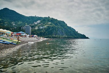 Gürcistan, Kvariati, gün batımı, manzara, Batum, deniz, Karadeniz, su, aşk, gökyüzü, uzay, doğa, yaz, ilginç, özgürlük, turizm, seyahat, güzel cennet