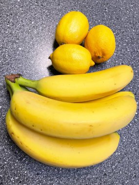 Limon, muz, limon, muz, tatlı, ekşi, sarı, meyve, sebze, vitamin, yemek, narenciye, mutfak, yemek