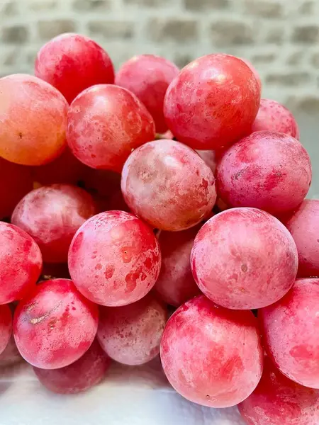 Üzüm, üzüm, pembe, tabak, yemek, meyve, tatlı, mutfak, organik, lezzetli, vitamin