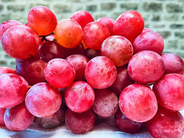 Üzüm, pembe, tabak, yemek, meyve, tatlı, mutfak, organik, lezzetli, vitamin