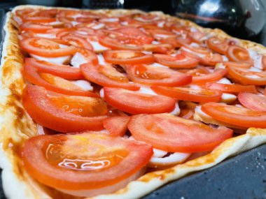 Domates, domates, sebze, parlak, sulu, kırmızı, mutfak, pişirme çarşafı, pişirme, pişirme, evde pişirme, hayatı seviyorum..