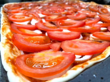 Domates, domates, sebze, parlak, sulu, kırmızı, mutfak, pişirme çarşafı, pişirme, pişirme, evde pişirme, hayatı seviyorum..