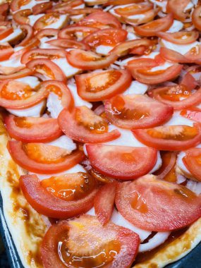 Domates, domates, sebze, parlak, sulu, kırmızı, mutfak, pişirme çarşafı, pişirme, pişirme, evde pişirme, hayatı seviyorum..