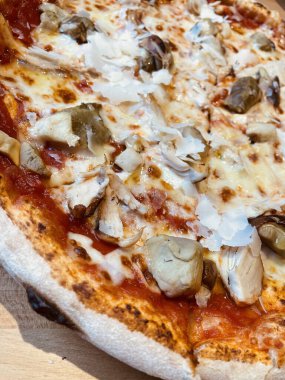 Pizza, parmesan, sos, peynir, masa, yemek, yemek, kalori, domates, sosis, engeller, tabak