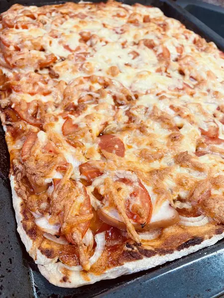 Ev yapımı hamur işleri, ev yapımı pizza, pasta, peynir, soğan, domates, fırın, yemek, yemek, yemek, yemek, konfor, aromatik, lezzetli, hayatı seviyorum..