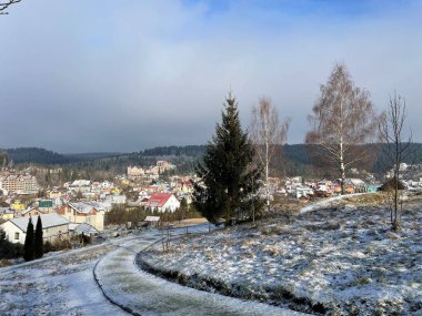 Dağlar, Boryslav, Skhidnytsia, sanatoryum, maden suları, bahar, tedavi, doğa, kış, gökyüzü, Karpatlar, yürüyüş, Prykarpattia, güzel, sessizlik, soğuk, temiz hava, Ukrayna, Ukrayna, aşk, hayat, yol 