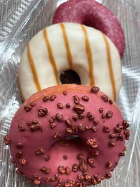 Donut, donut, tatlı, lezzetli, şeker, tatlı, yemek, yemek