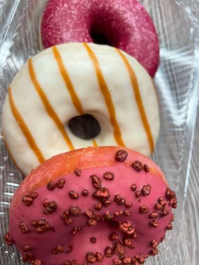 Donut, donut, tatlı, lezzetli, şeker, tatlı, yemek, yemek