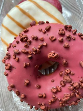 Donut, donut, tatlı, lezzetli, şeker, tatlı, yemek, yemek