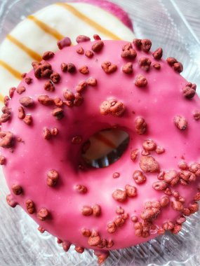 Donut, donut, tatlı, lezzetli, şeker, tatlı, yemek, yemek