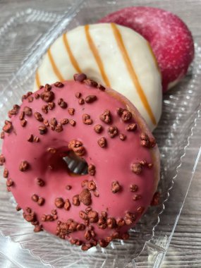 Donut, donut, tatlı, lezzetli, şeker, tatlı, yemek, yemek