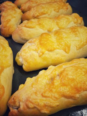 Peynir çubuğu, ev yapımı pastalar, un, yemek, yemek, pişirme