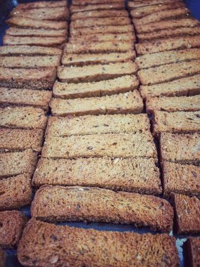 Kurutulmuş tahıl, çavdar, buğday, mısır gevreği, kraker, yiyecek, un, masa, tabak, mutfak, Ukrayna, Ukrayna, lezzetli, yenilebilir, aşk, hayat.