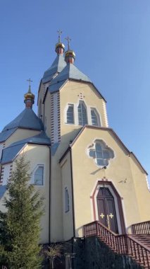 Kilise, gökyüzü, inanç, inanç, tapınak, kubbe, haç, haç, Tanrı, Vyshgorod Bakire Meryem Katedrali, Ukrayna Katolik Kilisesi, Katoliklik, Vyshgorod, Kyiv bölgesi, doğa, Ukrayna, Ukrayna, hayatı seviyorum..