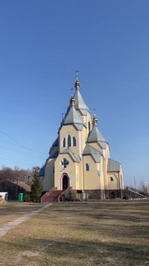 Kilise, gökyüzü, inanç, inanç, tapınak, kubbe, haç, haç, Tanrı, Vyshgorod Bakire Meryem Katedrali, Ukrayna Katolik Kilisesi, Katoliklik, Vyshgorod, Kyiv bölgesi, doğa, Ukrayna, Ukrayna, hayatı seviyorum..