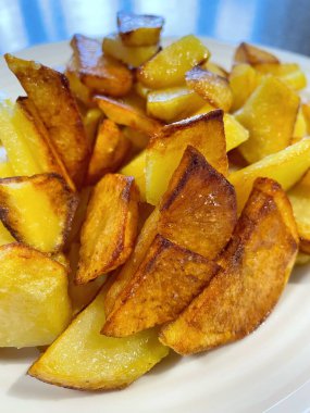 Kızarmış patates, tabak, kızartma tavası, yağ, kızartma, tuz, kalori, yağ, aşçı, mutfak, yemek,.