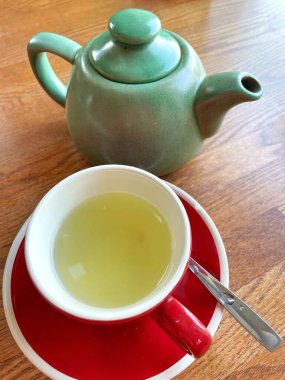 Fincan, çay, çaydanlık, çaydanlık, içecek, masa, kahvaltı