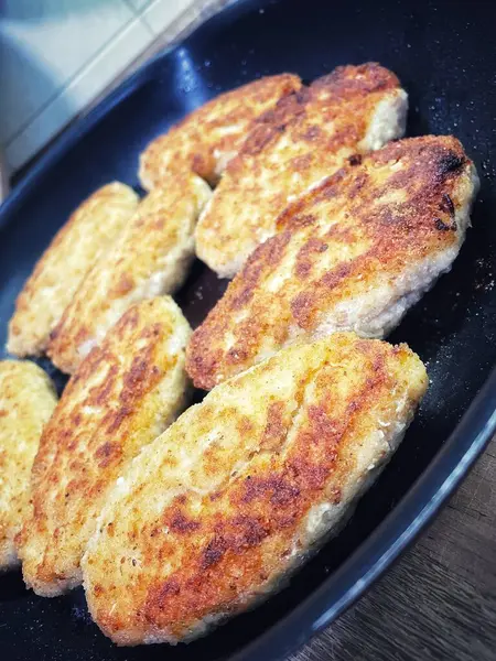 Pirzola, et, kızartma, yemek, tava, yemek, mutfak, yağ