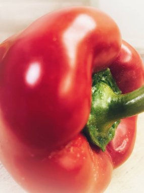 Kırmızı biber, vegan, sebze, masa, organik, yemek, yemek, mutfak, vitamin, sağlık 