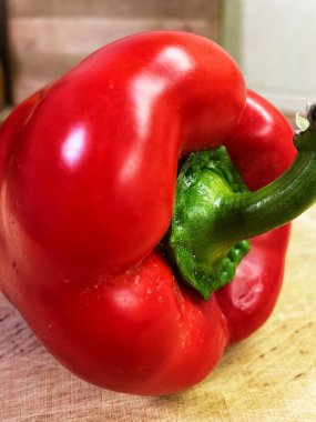 Kırmızı biber, vegan, sebze, masa, organik, yemek, yemek, mutfak, vitamin, sağlık 