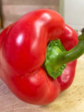 Kırmızı biber, vegan, sebze, masa, organik, yemek, yemek, mutfak, vitamin, sağlık 