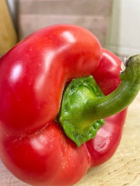 Kırmızı biber, vegan, sebze, masa, organik, yemek, yemek, mutfak, vitamin, sağlık 