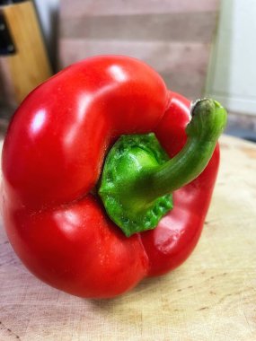 Kırmızı biber, vegan, sebze, masa, organik, yemek, yemek, mutfak, vitamin, sağlık 