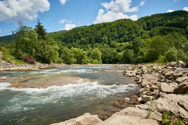 Seyahat, seyahat, eko turizm, seyahat, doğa, yaz, dağlar, Karpatlar, pitoresk doğa, yeşillik, gökyüzü, Transcarpathia, Batı Ukrayna, Kvasy köyü, yürüyüş 