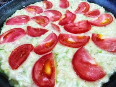 Kabak, kabak tabağı, güveç, domates, Ukrayna, Ukrayna 