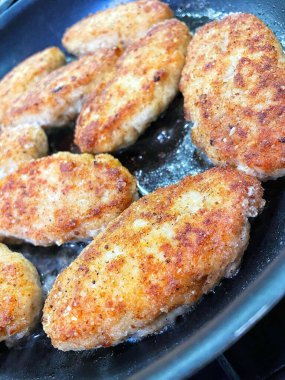 İştah, pirzola, köfte tavada kızartılır.