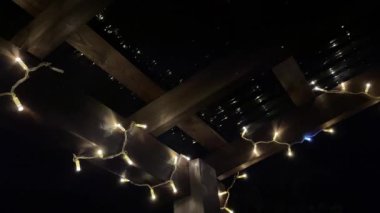 Bokeh ışıkları ile soyut arkaplan