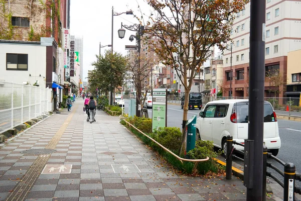 Estilo Vida Gente Distrito Negocios Isla Tokio Japón — Foto de Stock