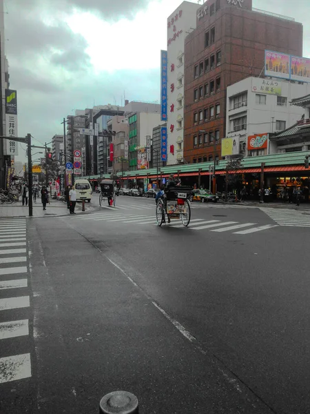 Menschen Geschäftsviertel Auf Der Insel Tokio Japan — Stockfoto