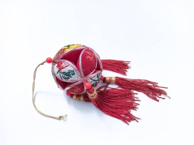 Çin Yeni Yıl Asma Dekorasyonu. Geleneksel Tatil Ay Yılbaşı Fenerleri Dekorasyonu