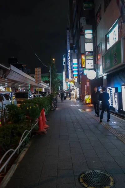 Pontianak 2015 20 Kasım, Panoramik gece manzaralı Asakusa bölgesi, Tokyo, Japonya