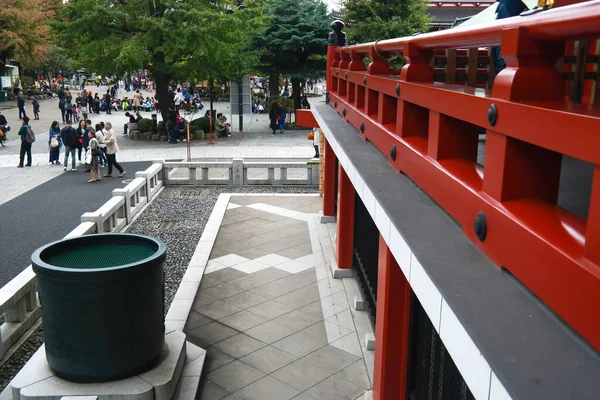 Pontianak 2015 Kasım Tokyo Daki Senso Budist Tapınağı Nın Kırmızı — Stok fotoğraf